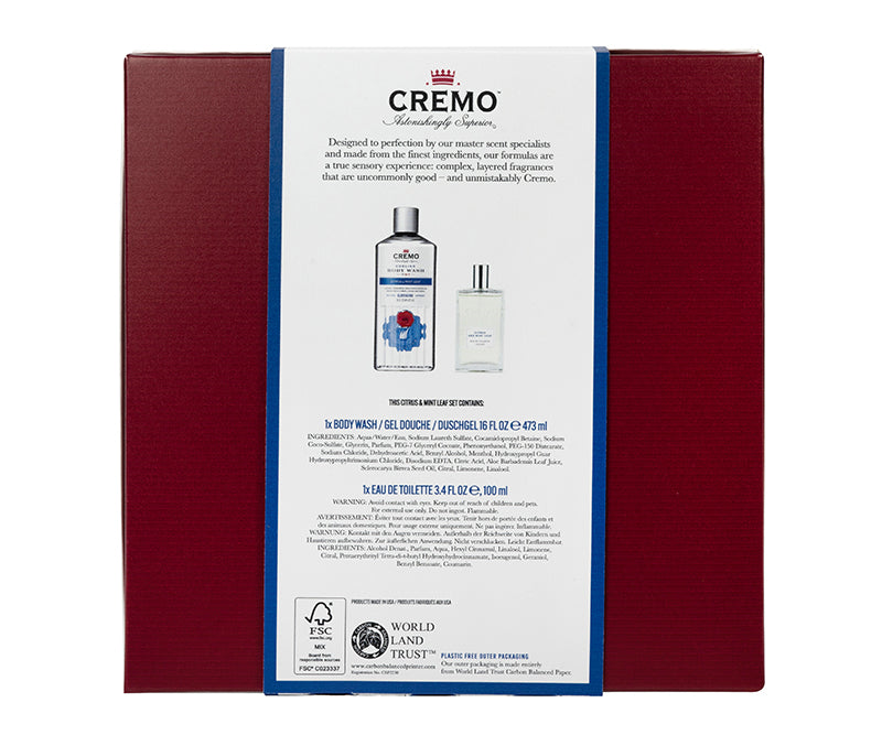 COFFRET CADEAU AGRUMES & FEUILLES DE MENTHE